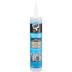 Deals 🔔 Dap 3.0 9 Oz. Crystal Clear Window, Door, Trim, & Siding All Purpose Siliconized Acrylic Latex Caulk 👍