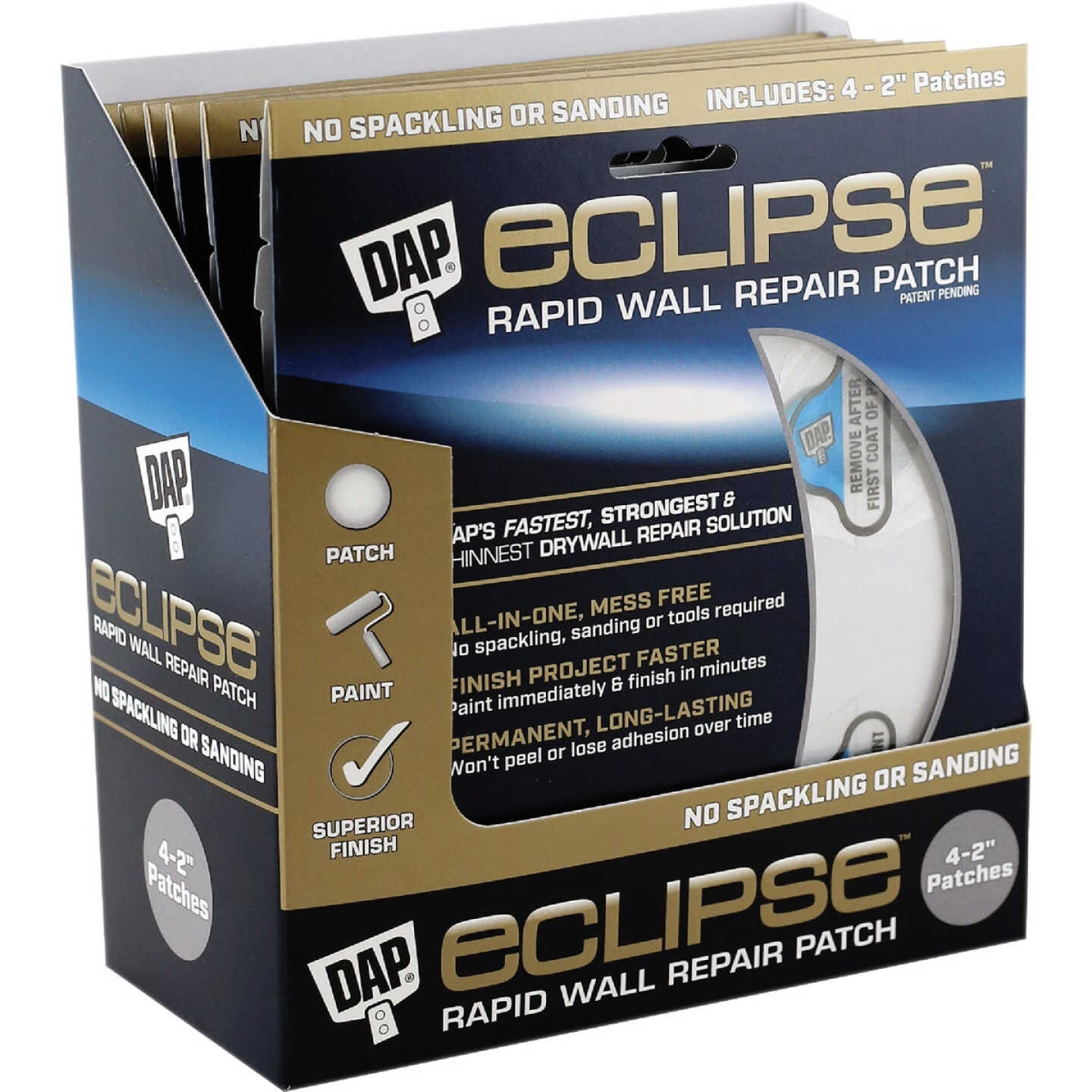Flash Sale โญ DAP Eclipse 2 In. Rapid Wall Repair Patch ๐งจ 3 Flash Sale โญ DAP Eclipse 2 In. Rapid Wall Repair Patch ๐งจ