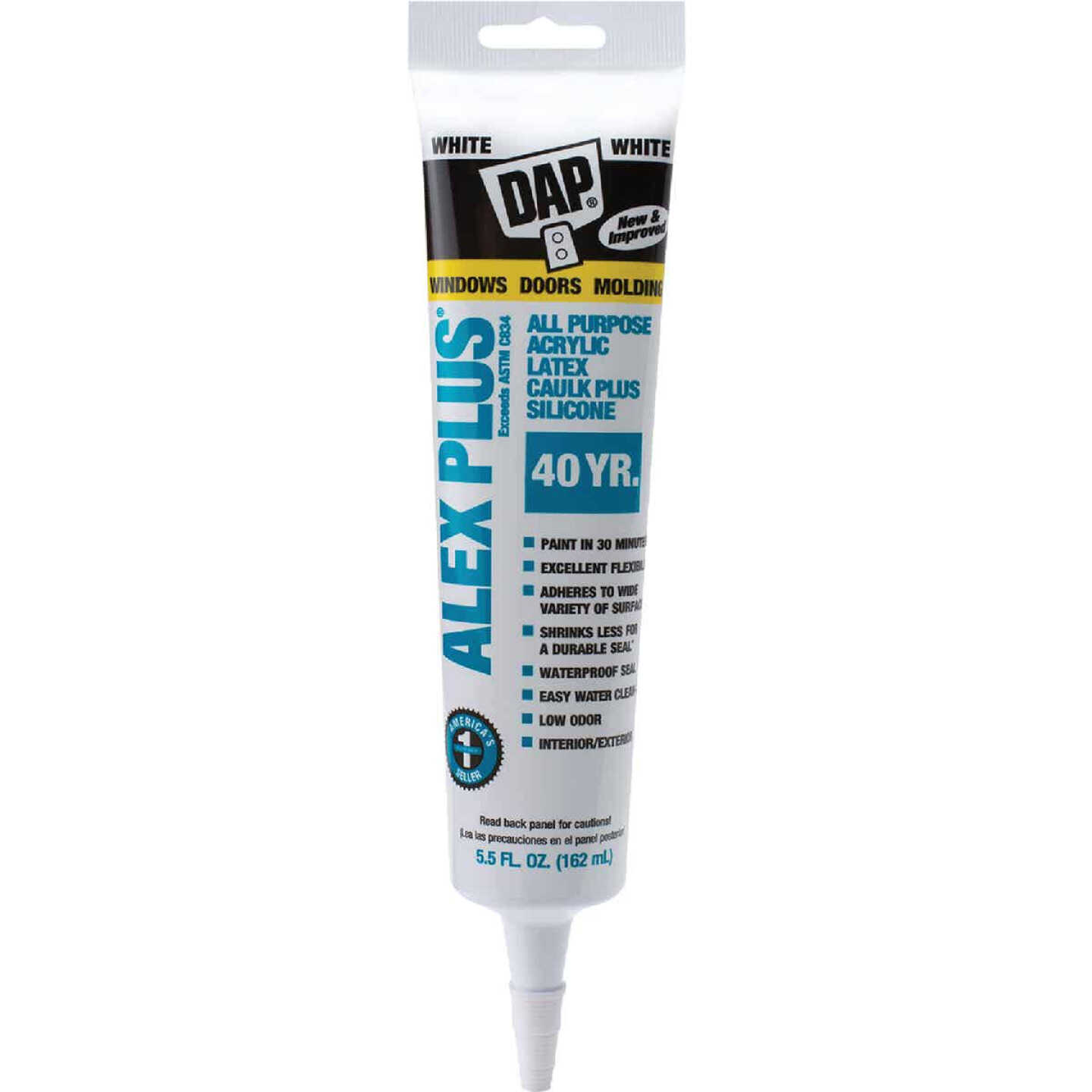 Wholesale π₯° Dap Alex Plus 5.5 Oz. All Purpose White Siliconized Acrylic Latex Caulk π 3 Wholesale π₯° Dap Alex Plus 5.5 Oz. All Purpose White Siliconized Acrylic Latex Caulk π