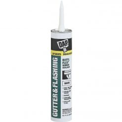 Discount 🥰 DAP BUTYL-FLEX 10.1 Oz. Gutter & Flashing Sealant, White 🧨