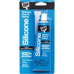 Brand new 🧨 DAP 2.8 Oz. Window, Door & Siding Silicone Sealant, Clear ⌛