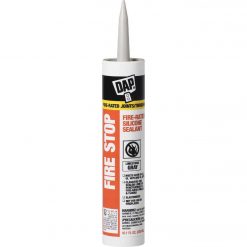 Deals 🎁 DAP 10.1 Oz. Fire Stop Fire-Rated Sealant, Limestone Gray 🔥